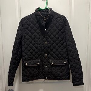 J. Crew women’s  Black Quilted Jacket